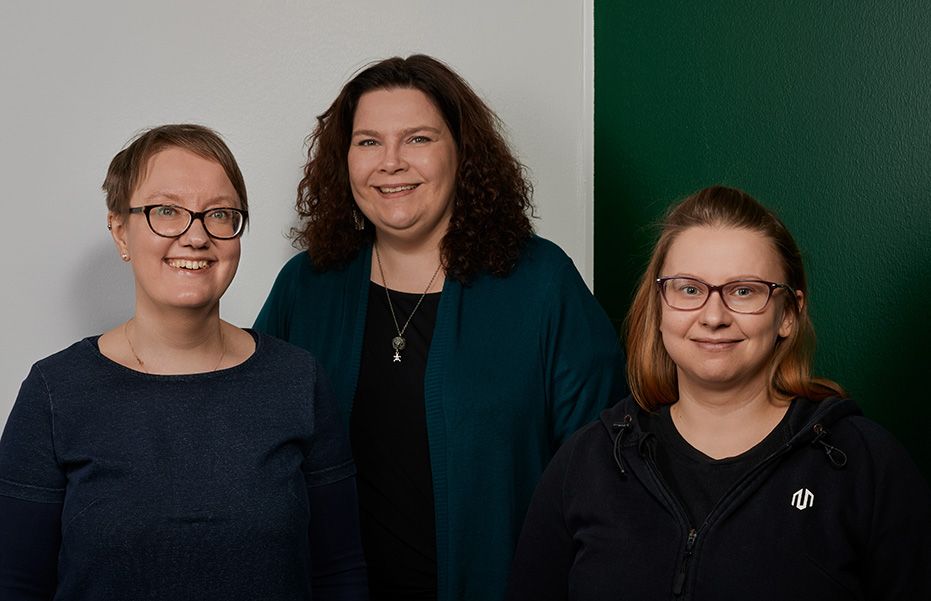 Elina Wirilander, Mari Kämäri, Kaisa Piirainen